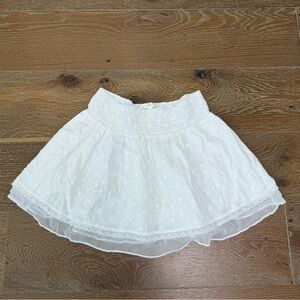 LoveShackFancy White Skirt